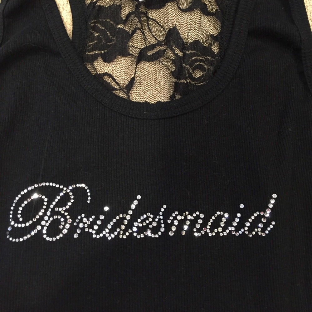 Bridesmaid Tank Top Large